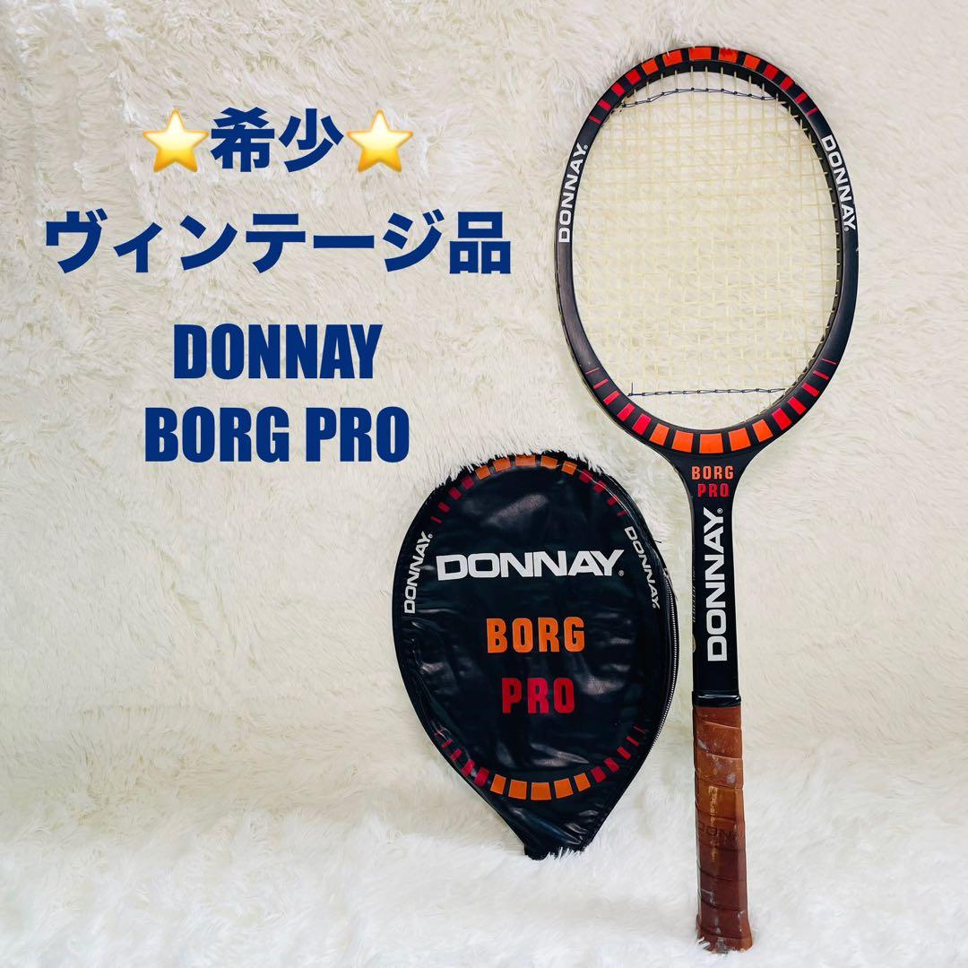 ヴィンテージ　ラケット　donnay borg pro ドネー　ボルグ　プロ