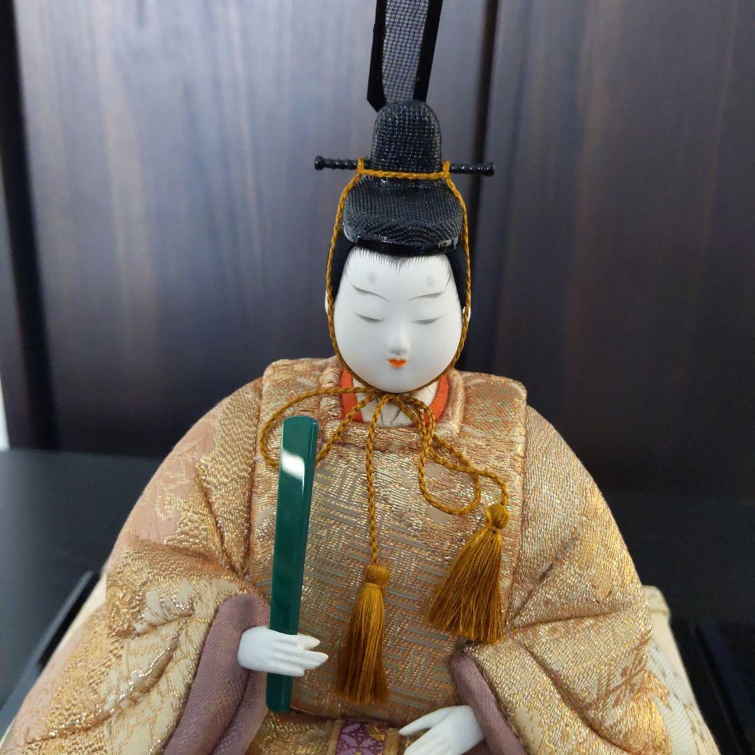 【お値下げ中】伝統的 雛人形 セット　木目込み雛人形