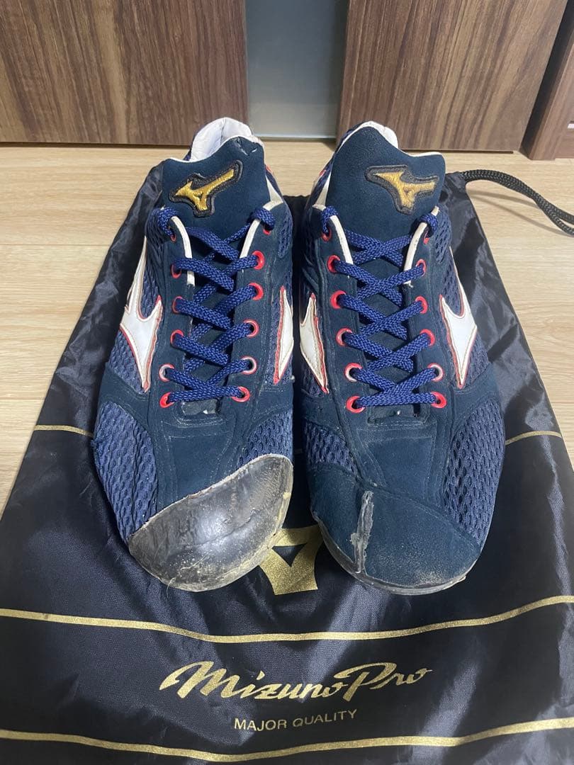 ミズノプロ ネイビー 27センチ