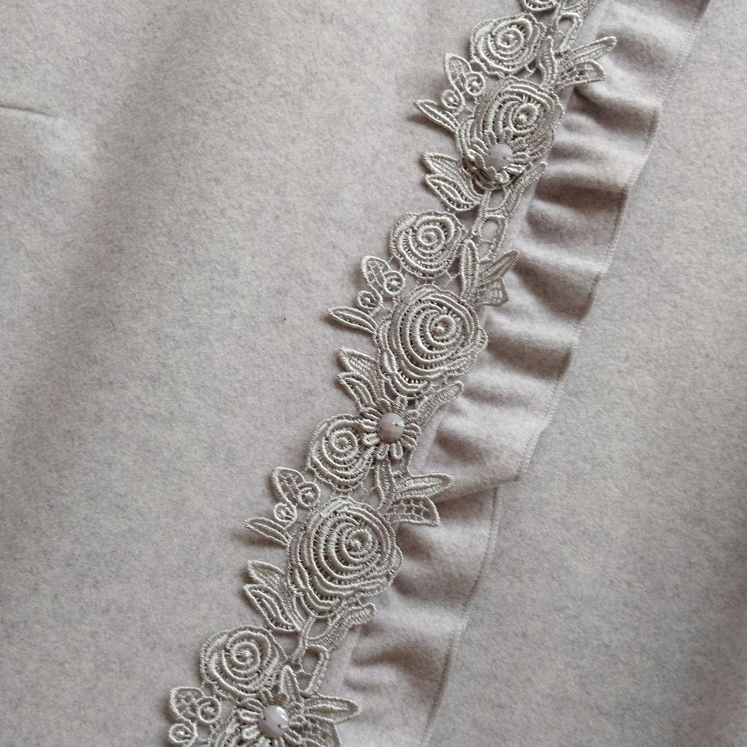 ライトグレーショートコートサイズ42