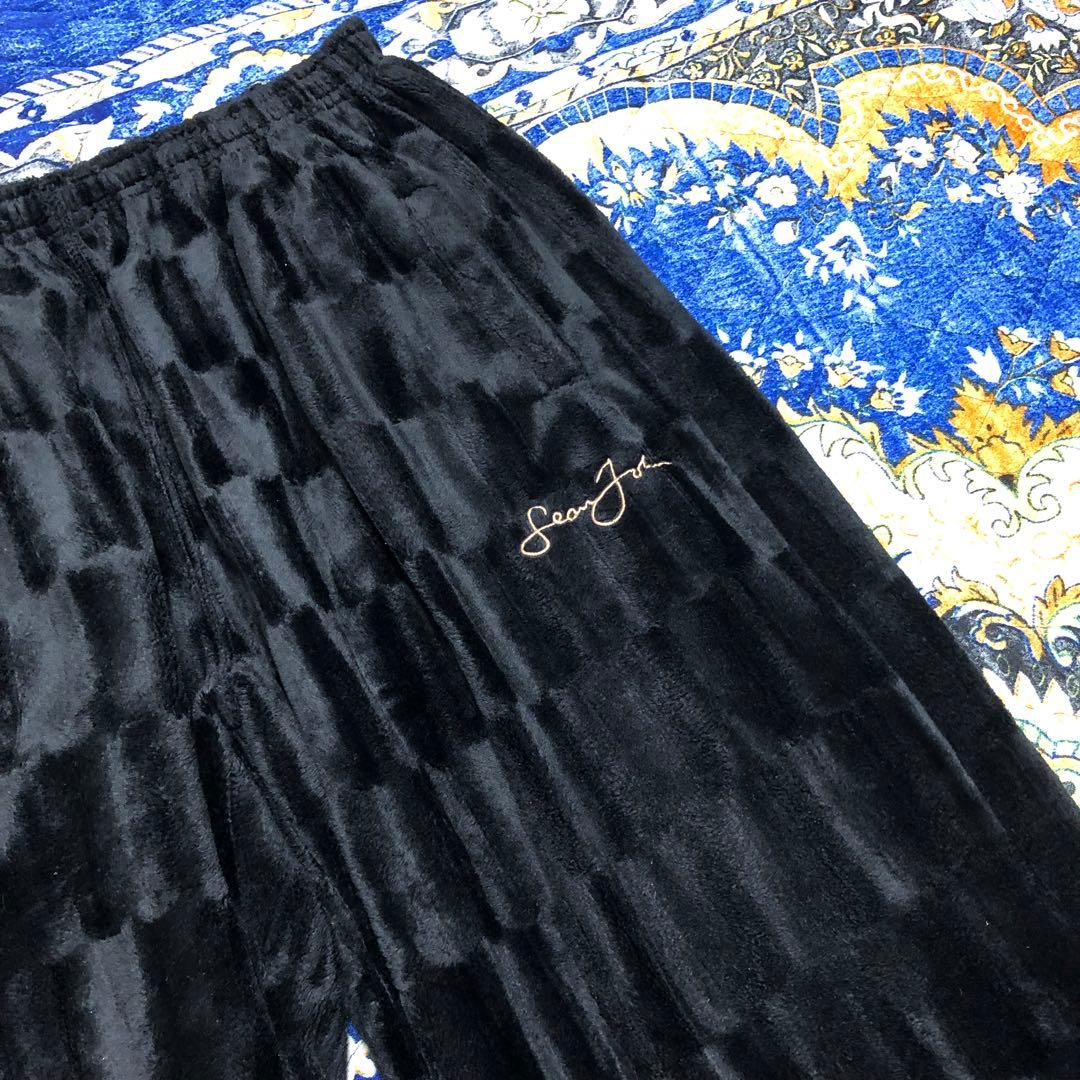 ショーンジョン　セットアップ　ベロア　2XL ブラック