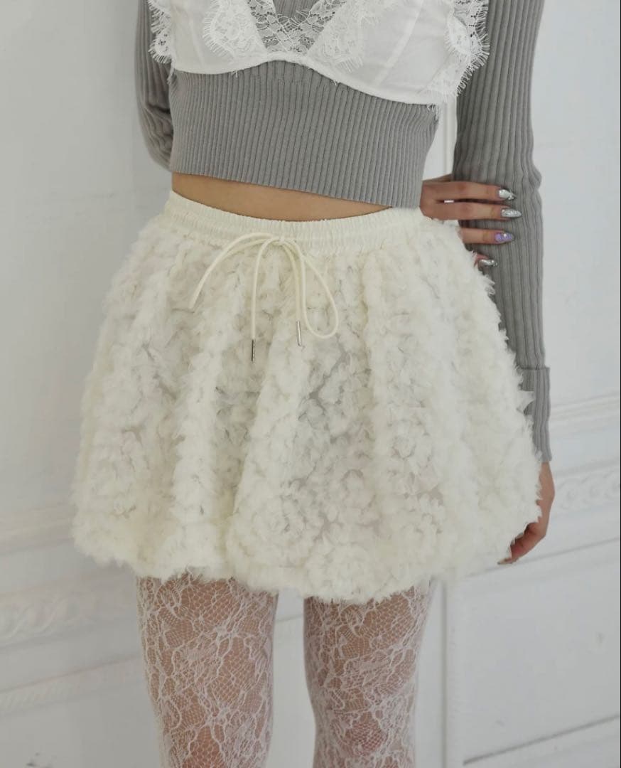 スカート POPPY TULLE BALLOON MINI SKIRT