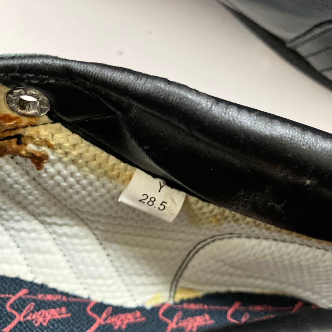 久保田スラッガー 野球スパイク 天然皮革 ベースボールシューズ 28.5cm