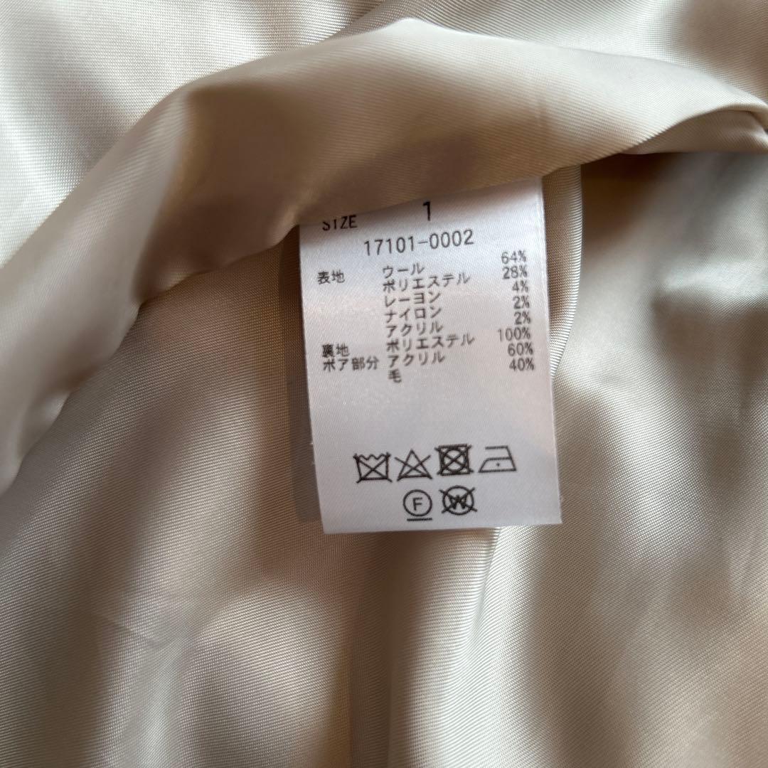 CLANE ピーコート ファー襟付き