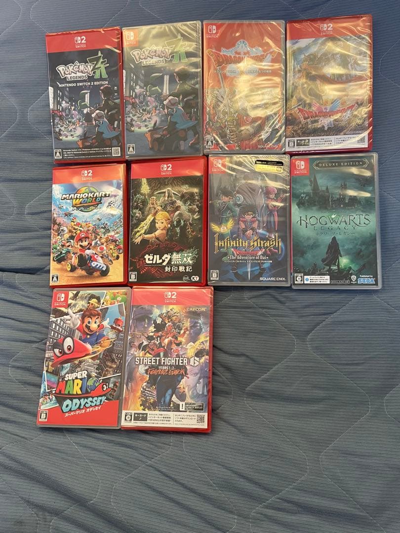 ヒ*ロ様 Switch 2ソフト5本ソフト合計10本 ヒナツPSA10 ひかり遊