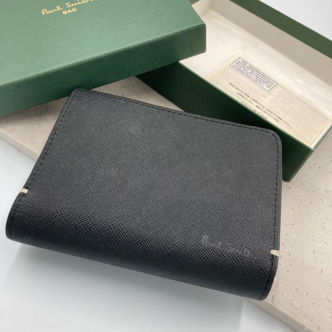 ！新品同然！　ポールスミス　折り財布　サフィアーノ　ファスナー　40A
