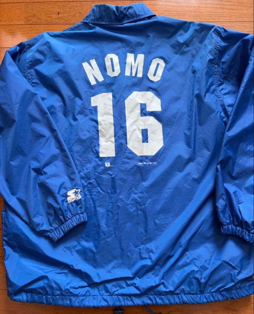 【希少当時物】STARTER 野茂英雄16ジャケットNOMOドジャーススターター