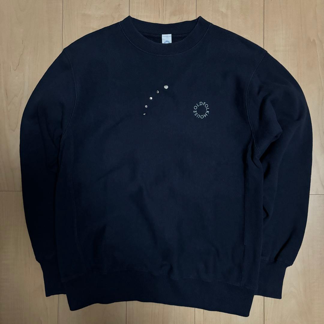OLD FOLK HOUSE ネイビー スウェット サイズ1