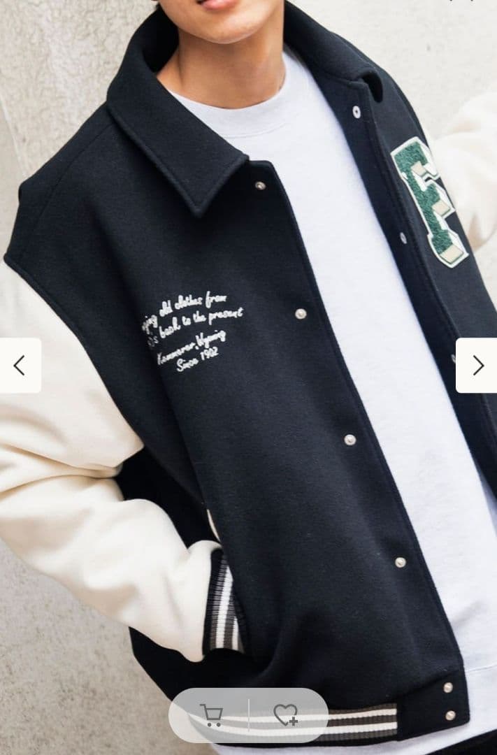 ☆新品☆BEAMS PENNEY'S / FOX レトロ スタジアムジャンパー