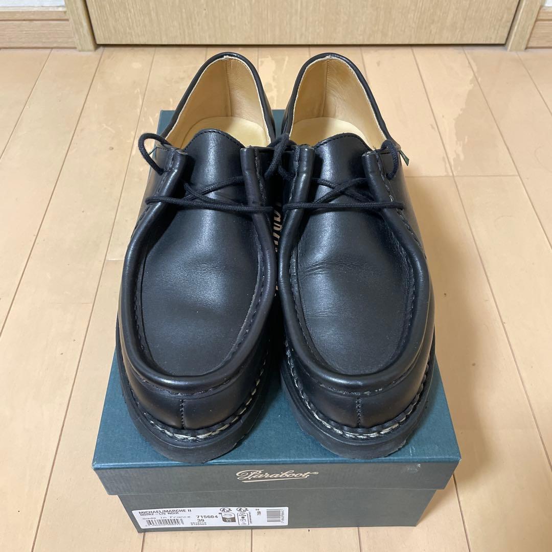 【美品】Paraboots パラブーツ ミカエル　MICHAEL 39 NOIR