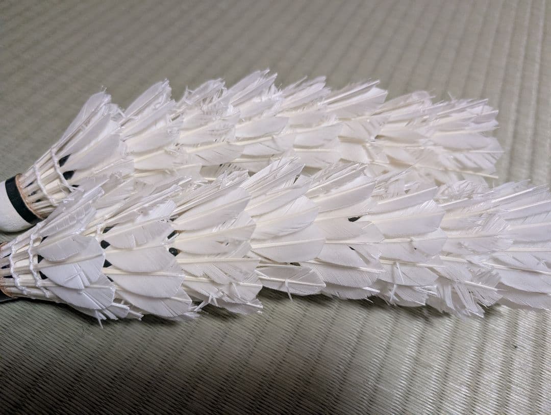 YONEX 羽根シャトル 1ダース 10個入り120こ　　中古