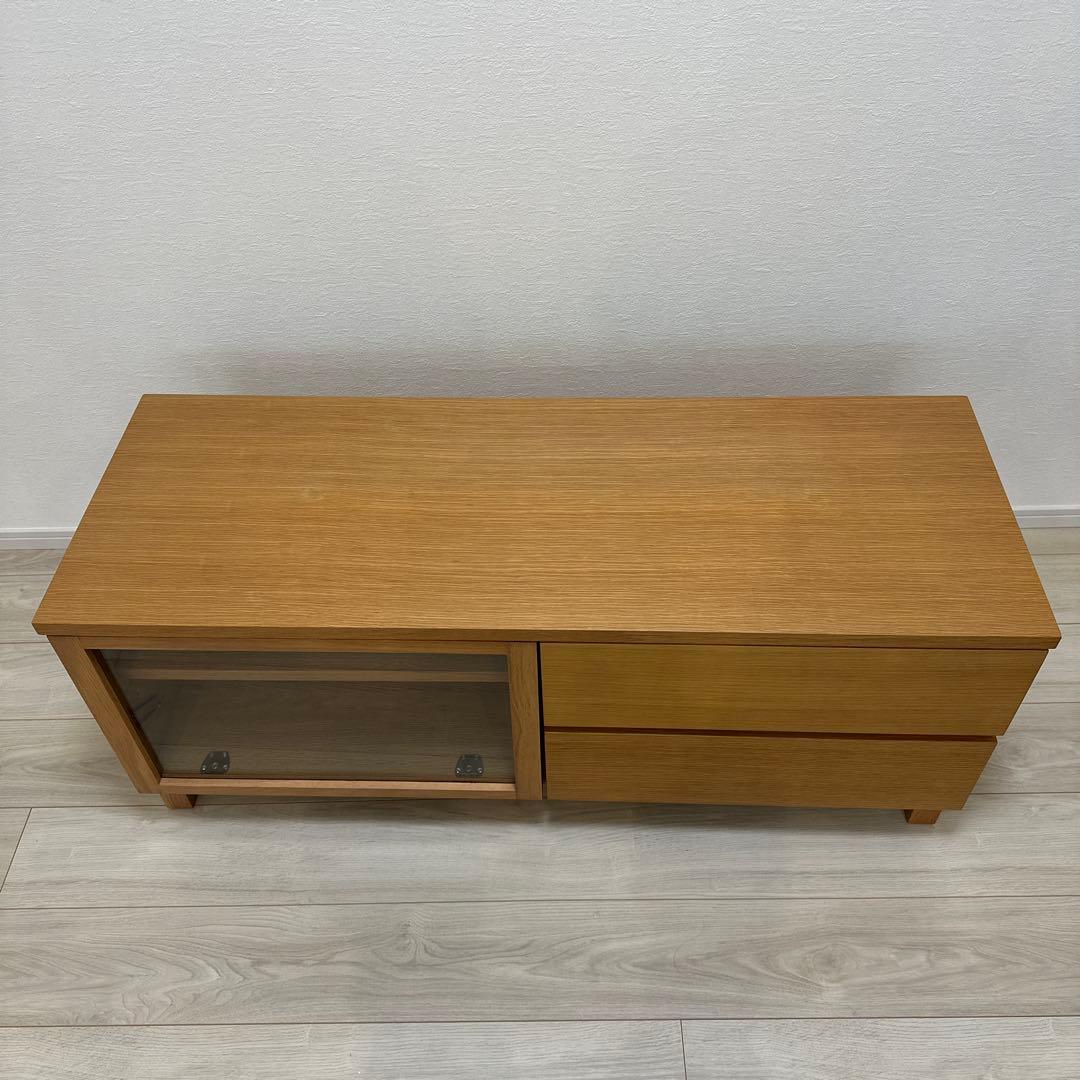 無印良品　AVラック オーク材 テレビボード110cm（廃盤品）