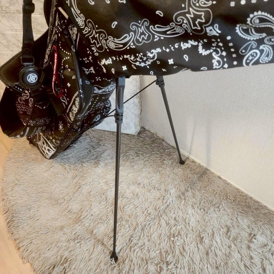 ジーフォア G FORE キャディバッグ サフィアーノ バンダナ プリント