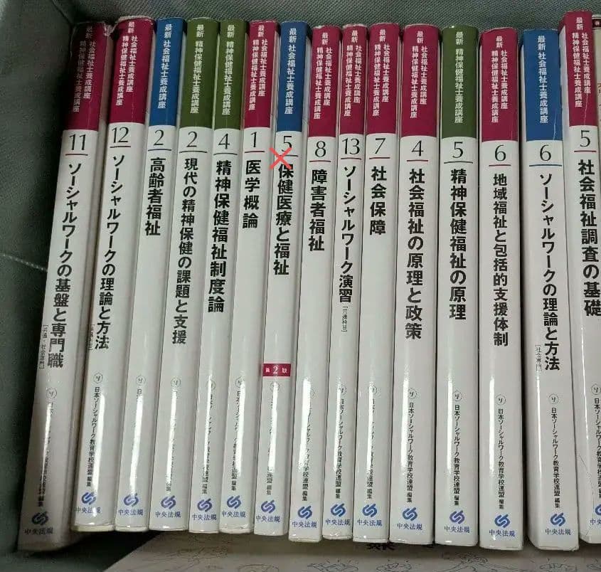 社会福祉士・精神保健福祉士 教科書 中央法規　全15巻