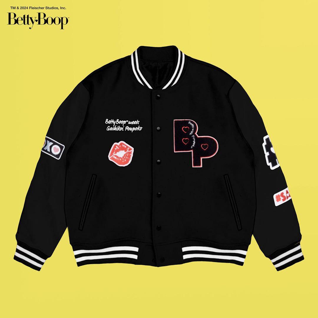 BETTY BOOP ガチ恋ぽんぽこ スタジャン