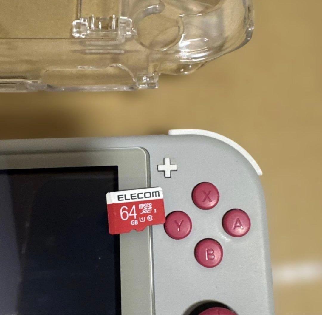 Nintendo Switch Lite ポケモンデザイン透明カバー、充電器付属