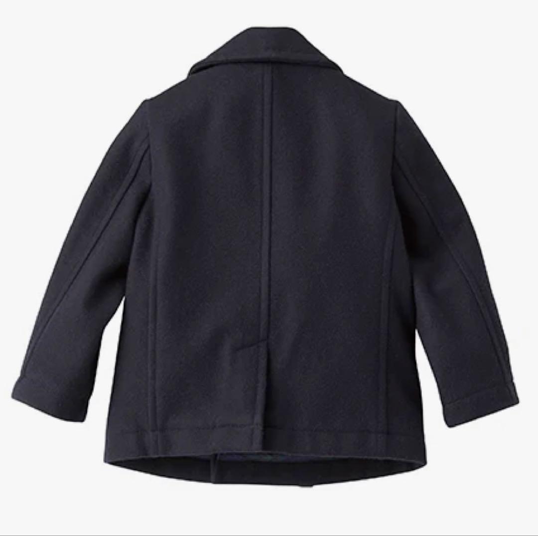 【美品、familiar 】ウールコート ネイビー110 お受験　フォーマル