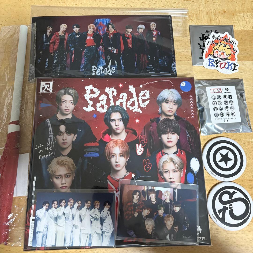 MAZZEL「Parade」MUZEUM盤(CD＋Bluray）グッズセット
