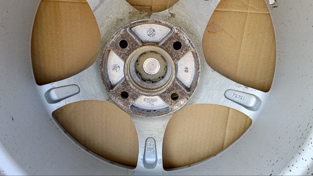 ホイール17インチ　ADVAN RC　7j 45 pcd114.3 4穴　2本