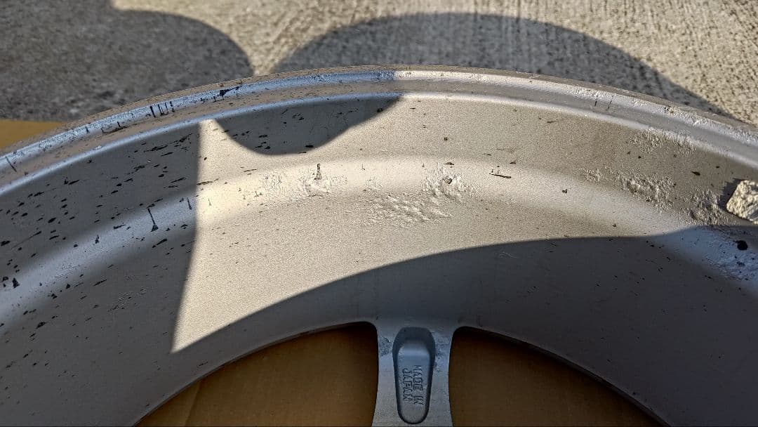 ホイール17インチ　ADVAN RC　7j 45 pcd114.3 4穴　2本