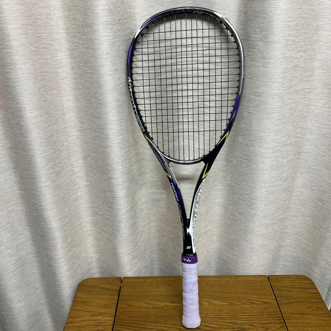 ネクシーガ80s UL1 軟式用テニスラケット 黒/紫 236g