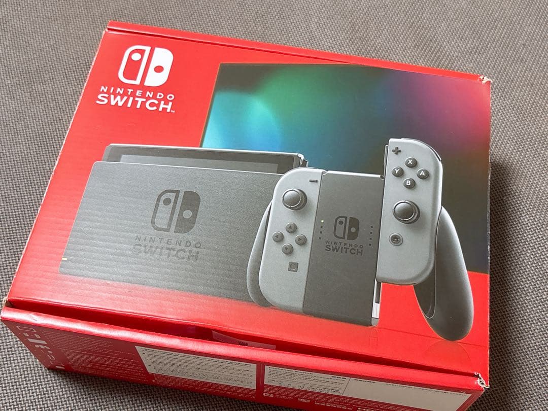 Nintendo Switch ニンテンドースイッチ本体　グレー　箱有り