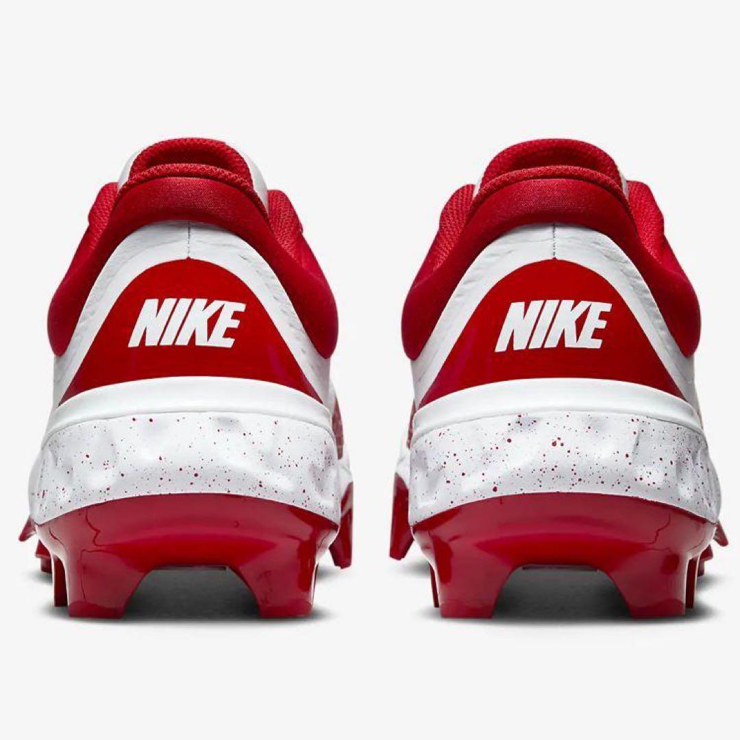 ナイキ アルファ ハラチ エリート 27.5 野球 スパイク 靴 シューズ 赤