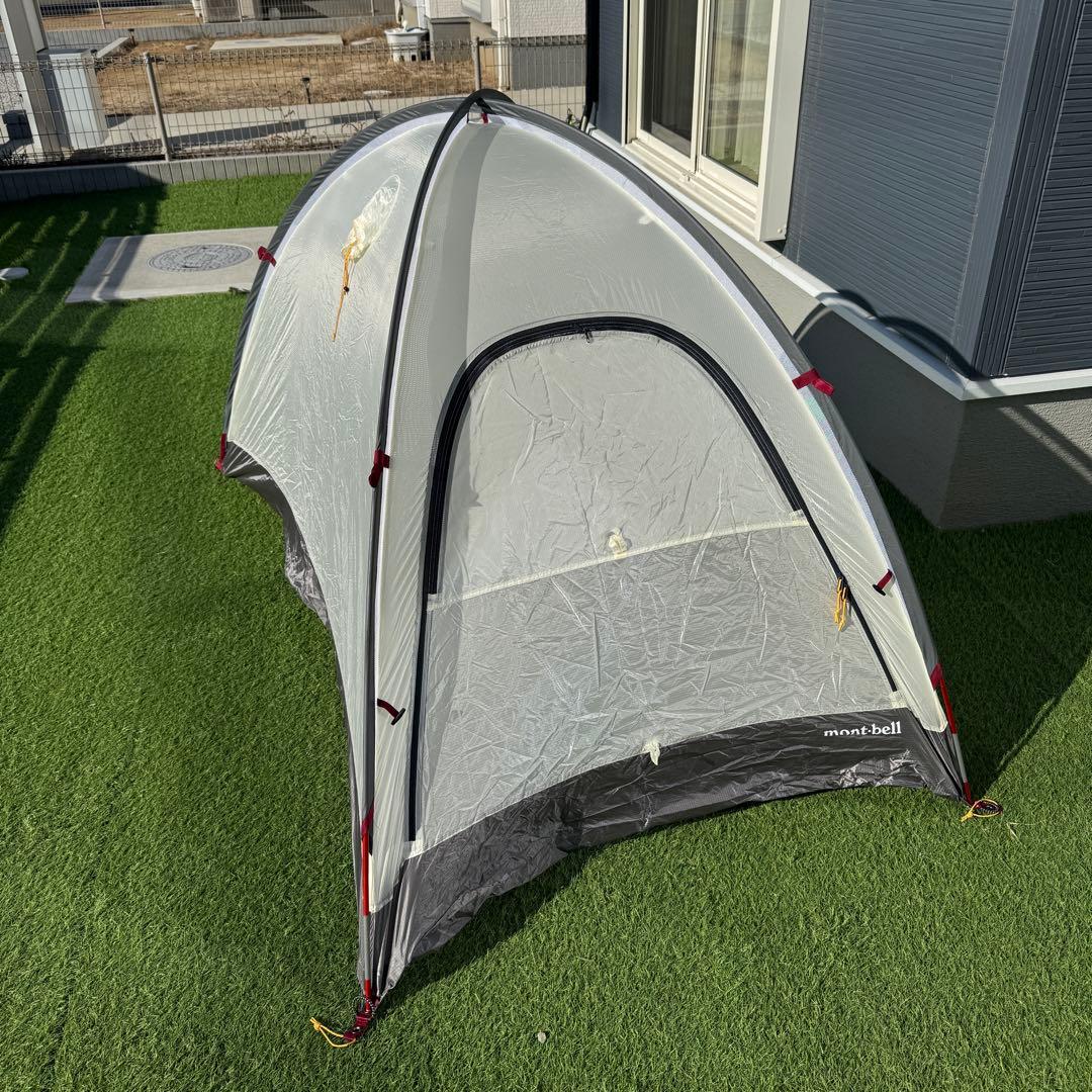 美品 モンベル ステラリッジ2 テント　レインフライ　グリーン