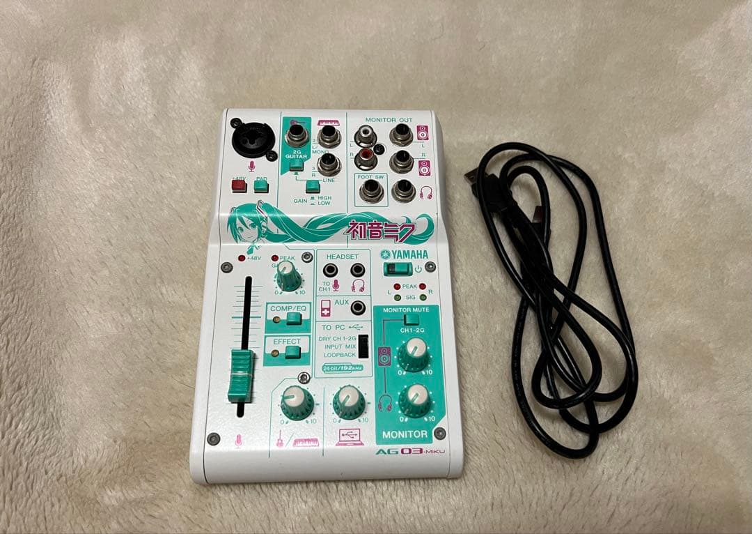YAMAHA AG03 MIKU オーディオインターフェース