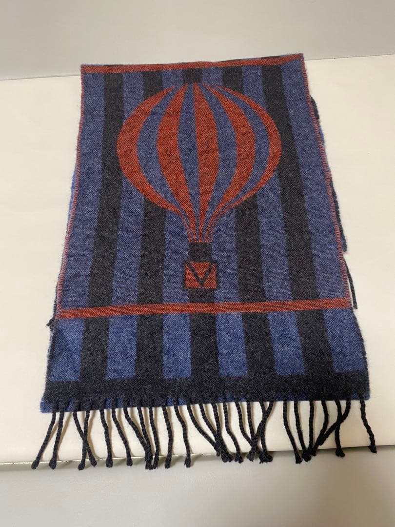 LOUIS VUITTON ストライプ　バルーンマフラー　M75365