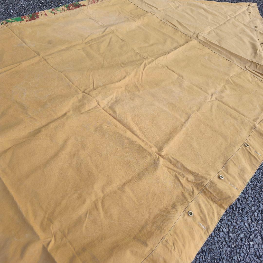 超希少　フランス軍　リザードカモ　パップテント　1枚