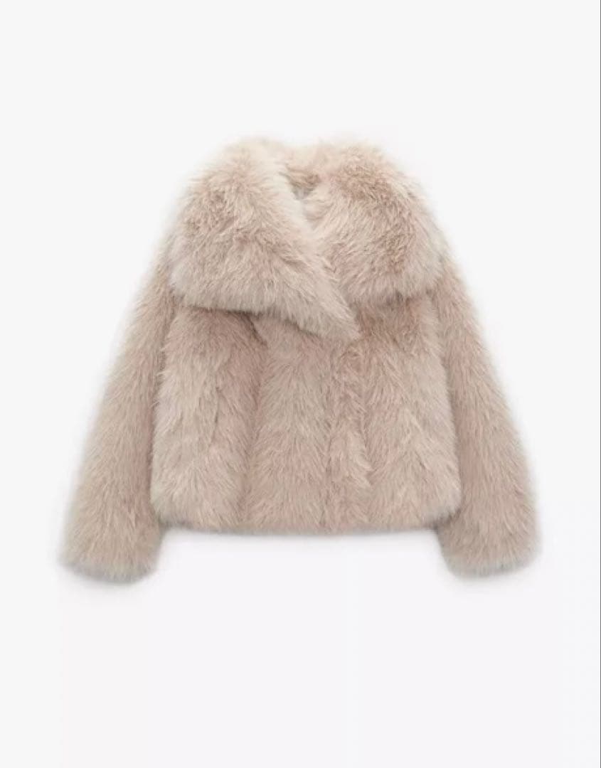 新品未使用　ファー　フェイクファー　ジャケット　コート　ZARA ザラ