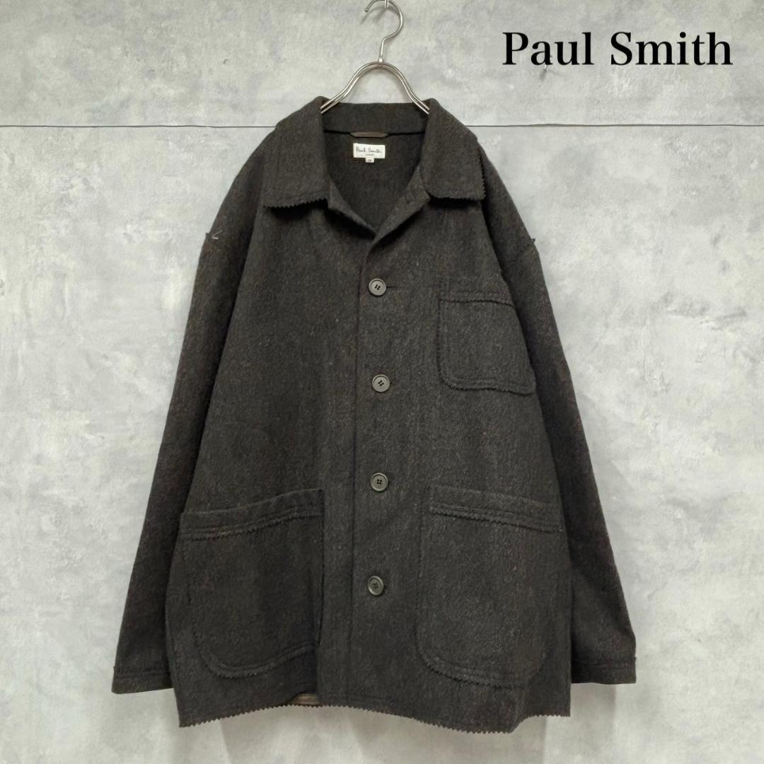 Paul Smith ポールスミス 茶 ウールジャケット　日本製 N348