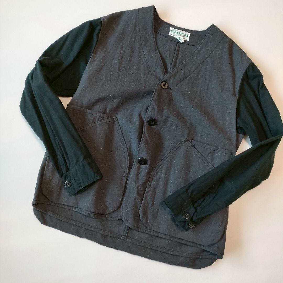 SASSAFRAS ランドスケーパーベストプラス М 日本製 チャコール