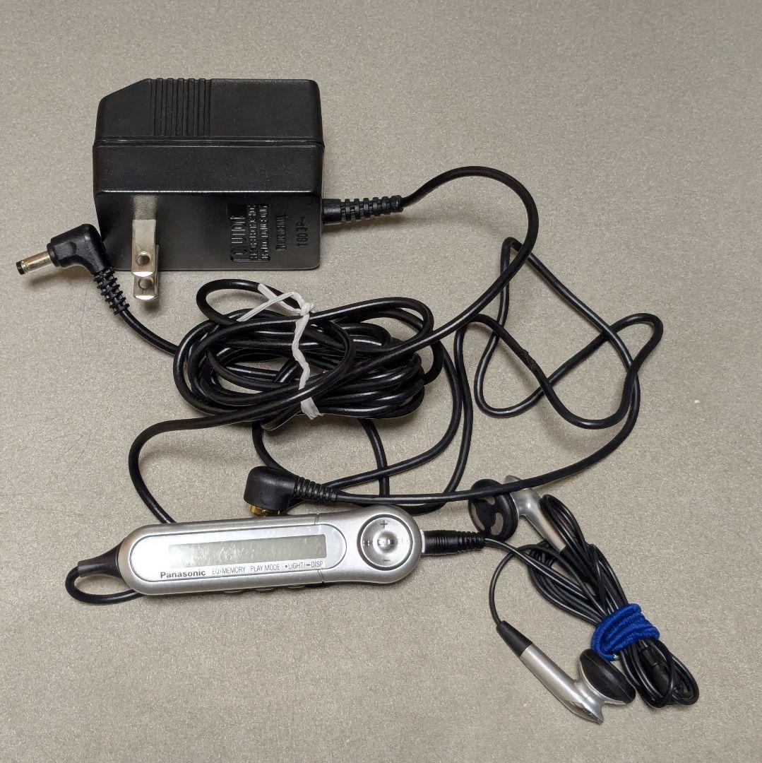 パナソニック　SJ MJ550 A　ポータブル MD プレーヤー　ブルー