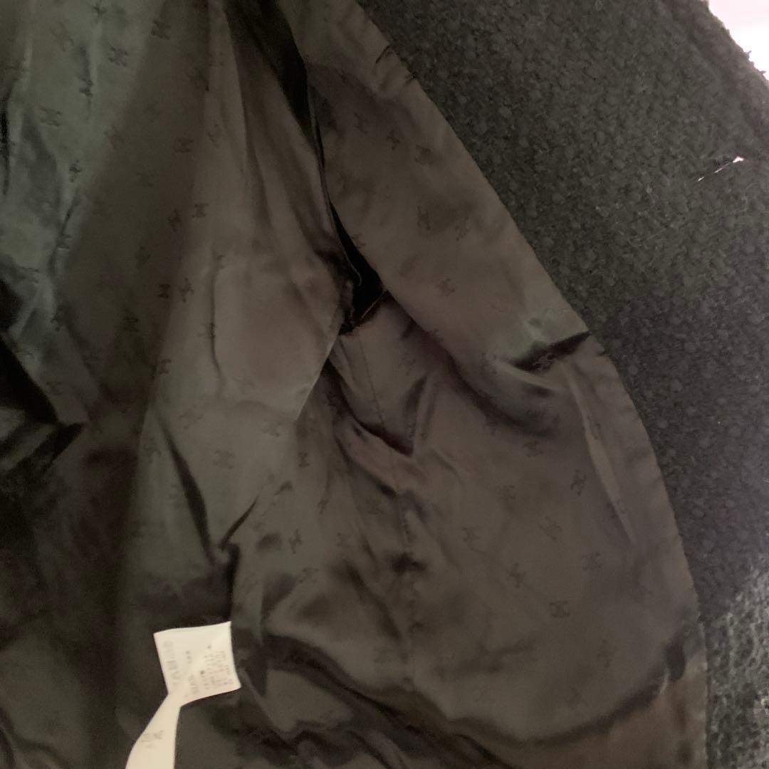 CELINE ブラック ノーカラージャケット