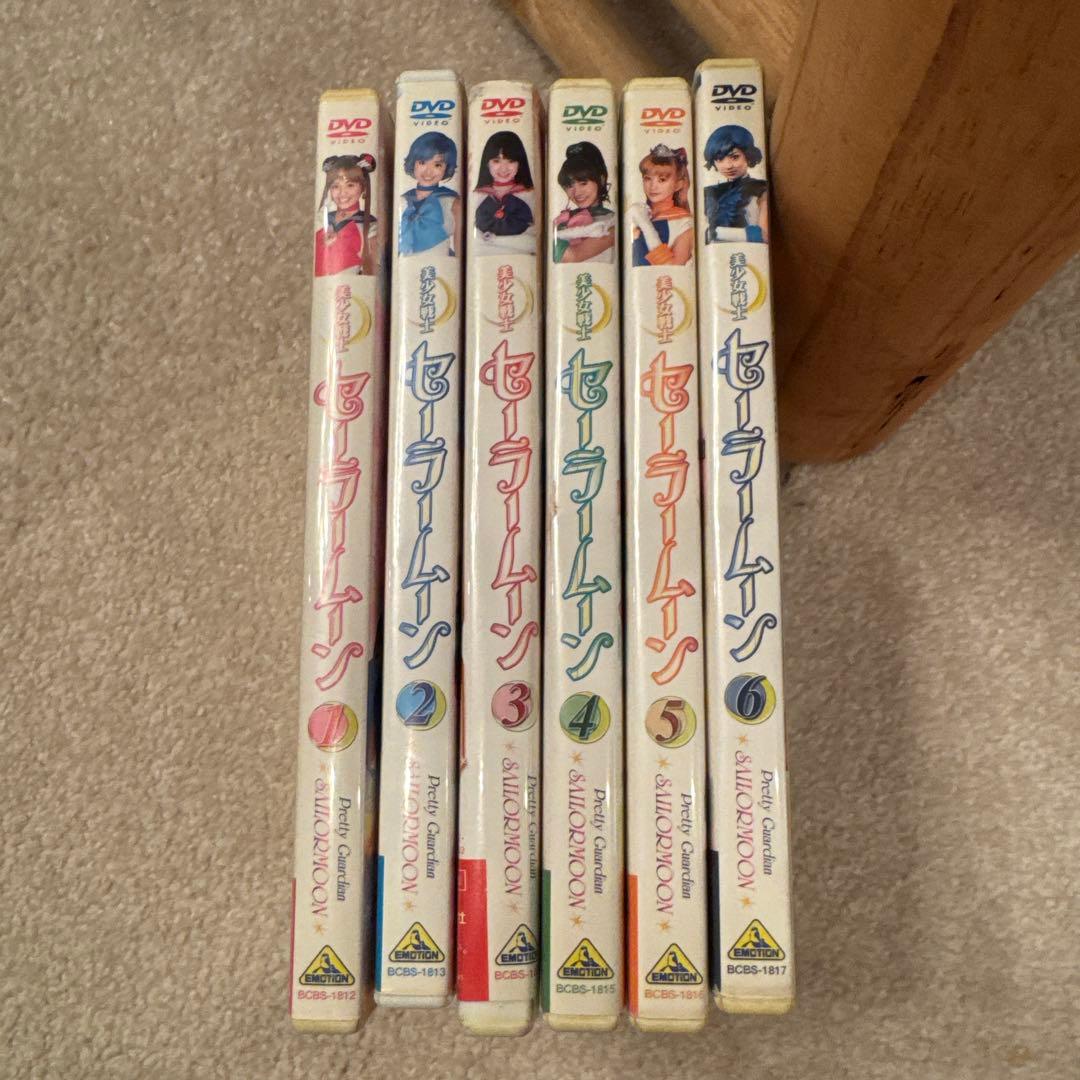 セーラームーン DVD 1-6巻セット