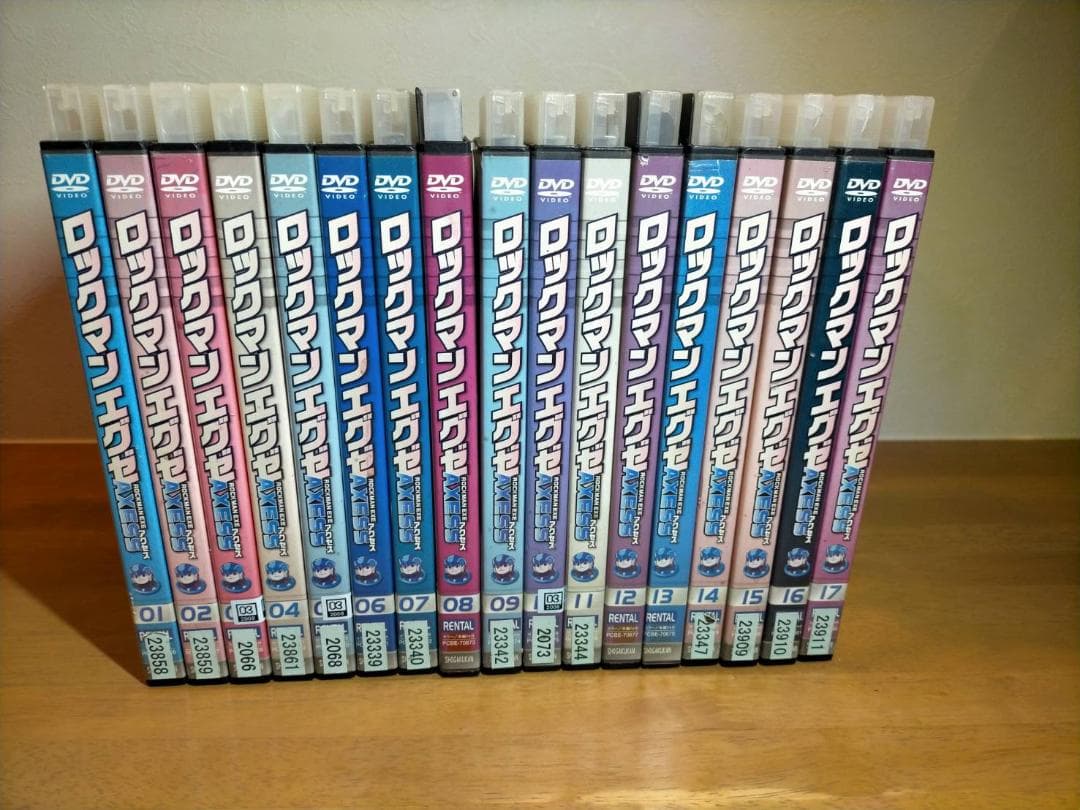レア　DVD ロックマンエグゼ アクセス 全17巻 DVD