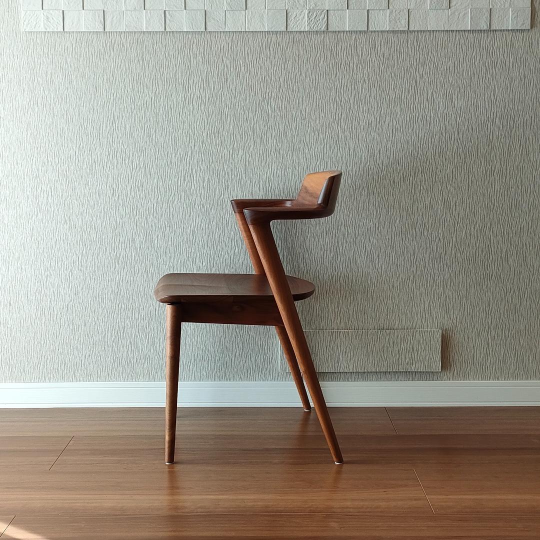 〈美品〉キツツキ　SEOTO　アームチェア　ダイニングチェア　ビーチ材②