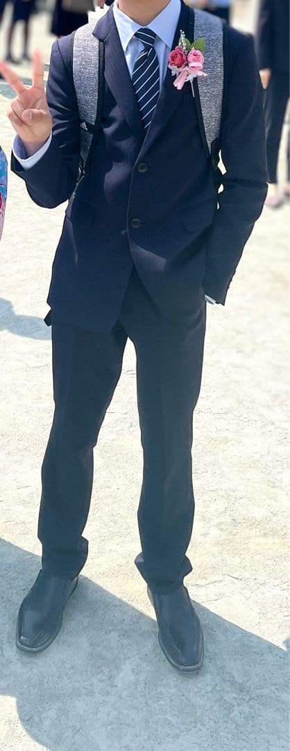 男子スーツセット ショパン 160cm（中学受験接、セレモニー、卒業式などに）