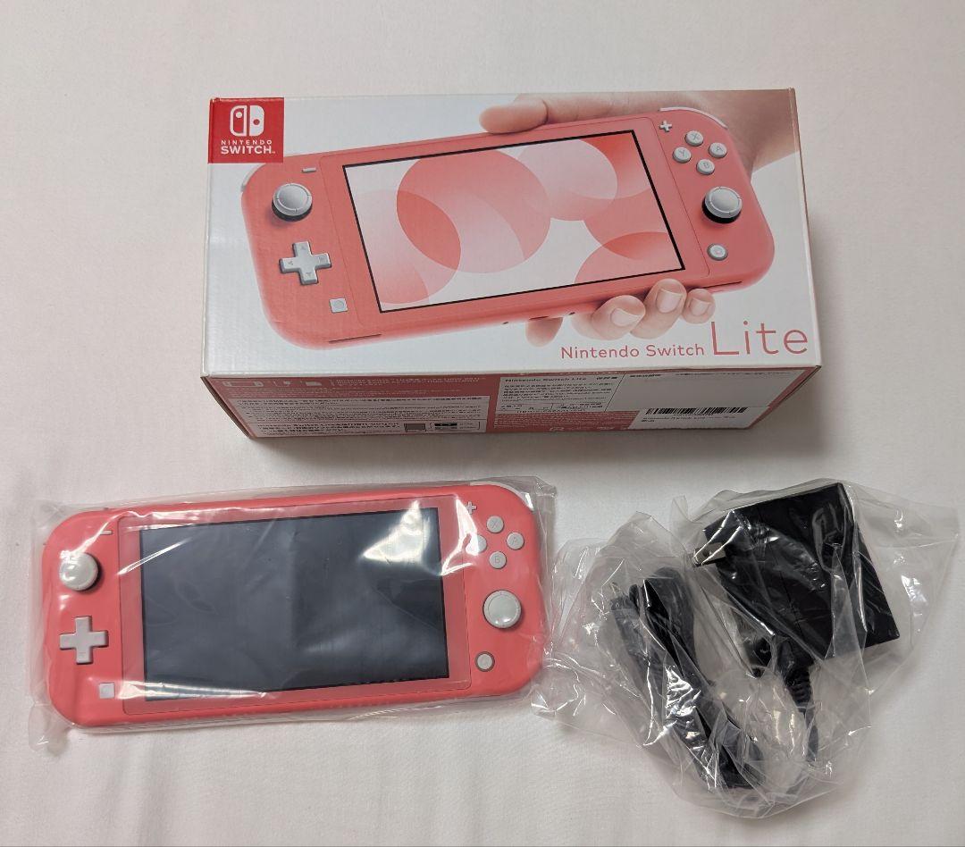 【美品中古】Nintendo Switch Lite コーラル 本体