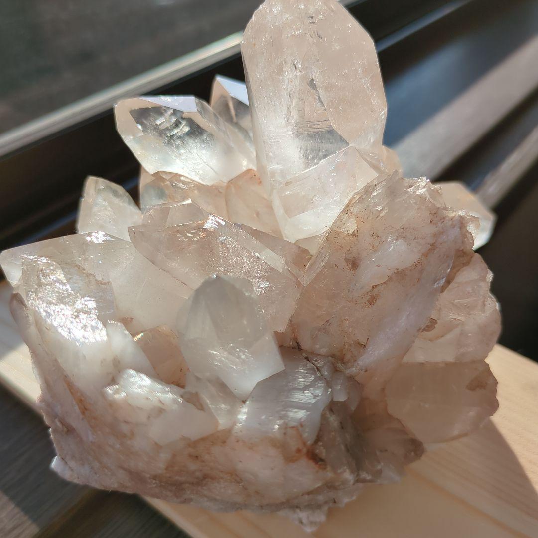 マニカラン水晶　原石　クラスター　稀少　パワーストーン