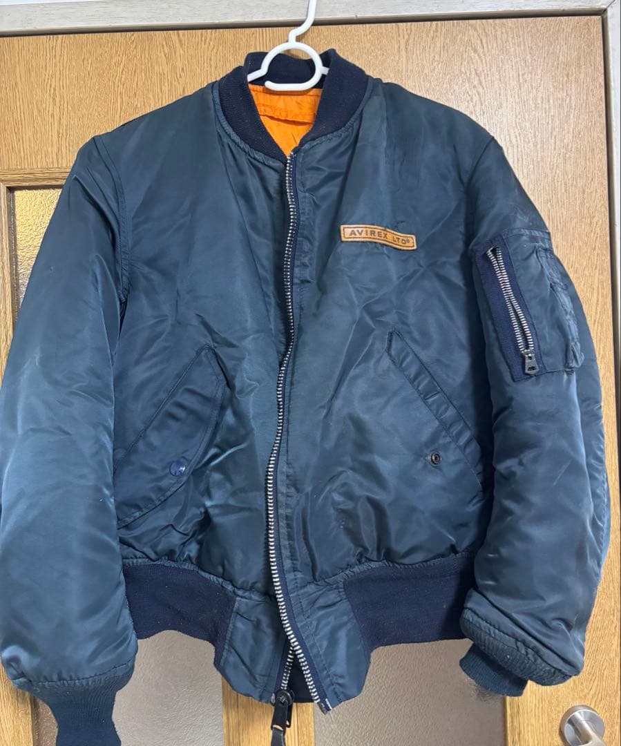 AVIREX MA-1ジャケット ネイビー
