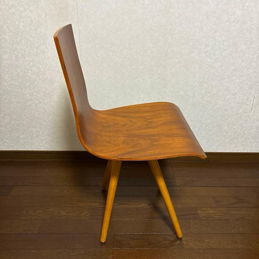 【良品】NOCE プライウッド カーブチェア ダイニングチェア