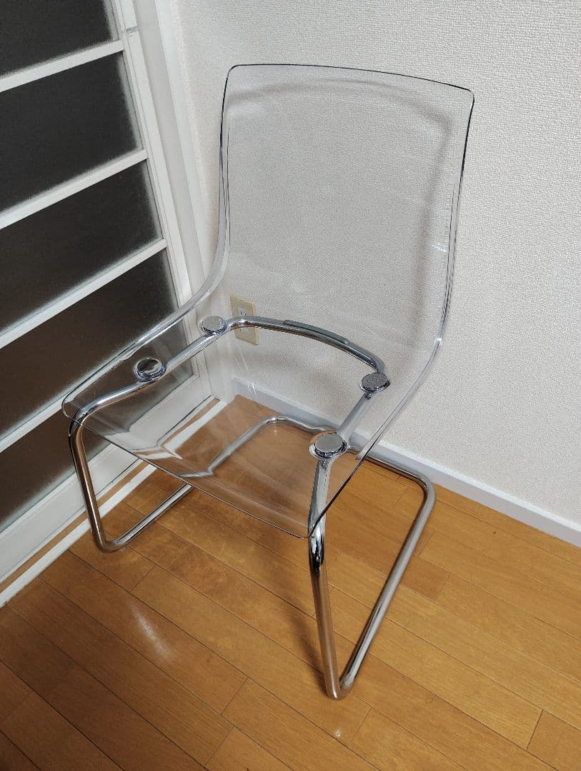 【みさとさま】IKEAトービアス TOBIAS ダイニングチェア 椅子 クリア