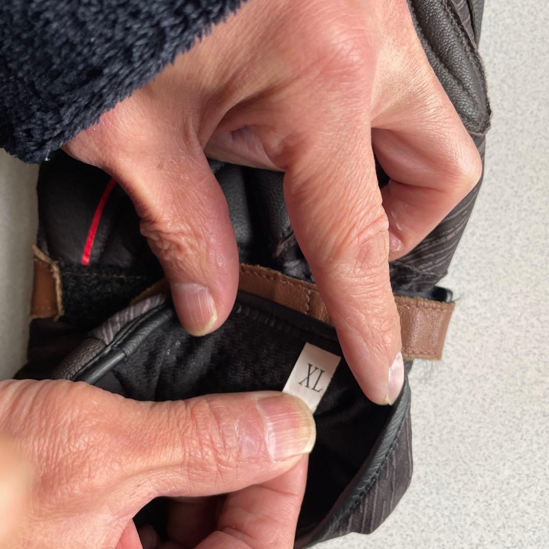 クシタニXLサイズアウトダライアンデブトグローブ　Ｋ-5581 ブラック