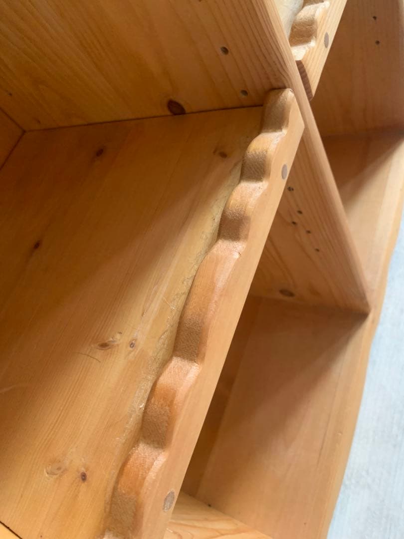 カントリー　木製　ハート♪ オープンシェルフ　パイン材