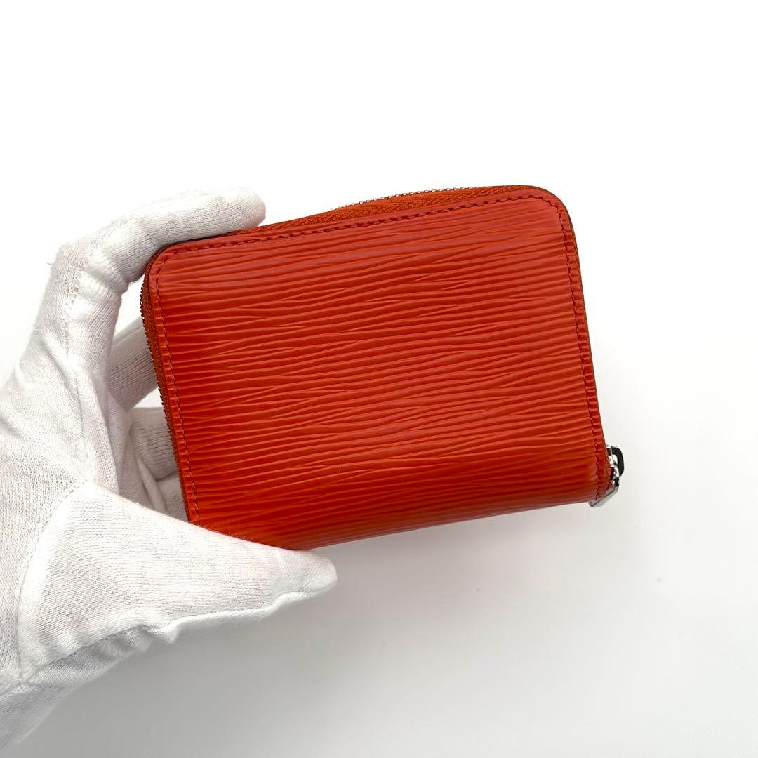 【極美品】ルイヴィトン エピ ジッピーパース 小銭入れ ピモン オレンジ