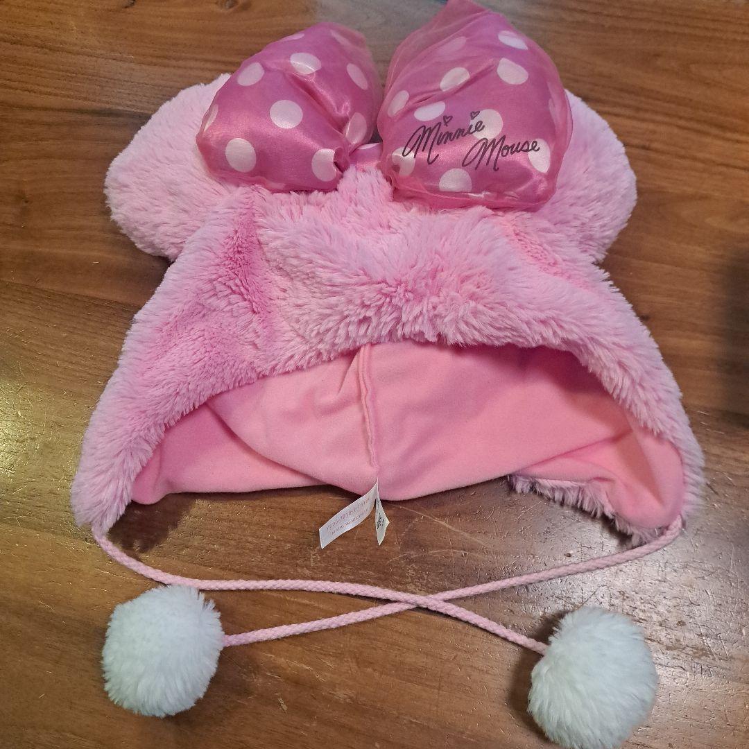 ディズニー　ファンキャップ　ミニー　ピンク