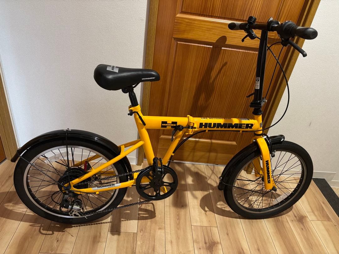 激安家購入したその日か翌日に発送します！ HUMMER 折りたたみ自転車
